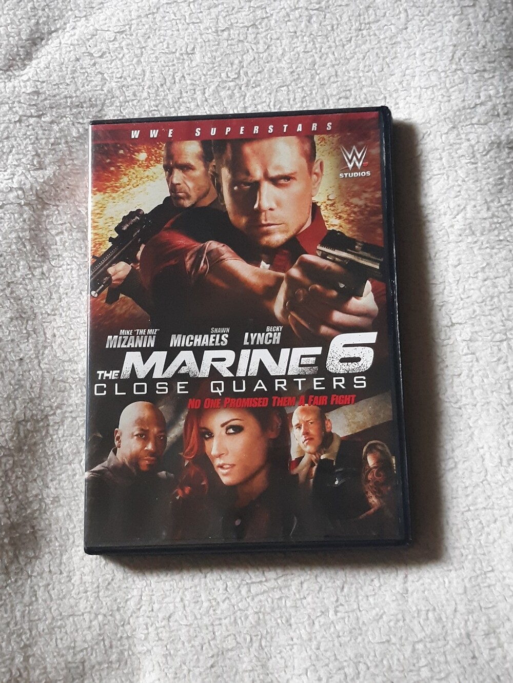 WWE The Marine 6: Close Quarters DVD - Black and Red Cover